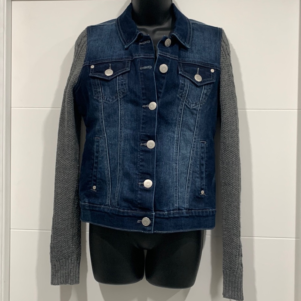 Guess - alayna sweater sleeve jacket medium